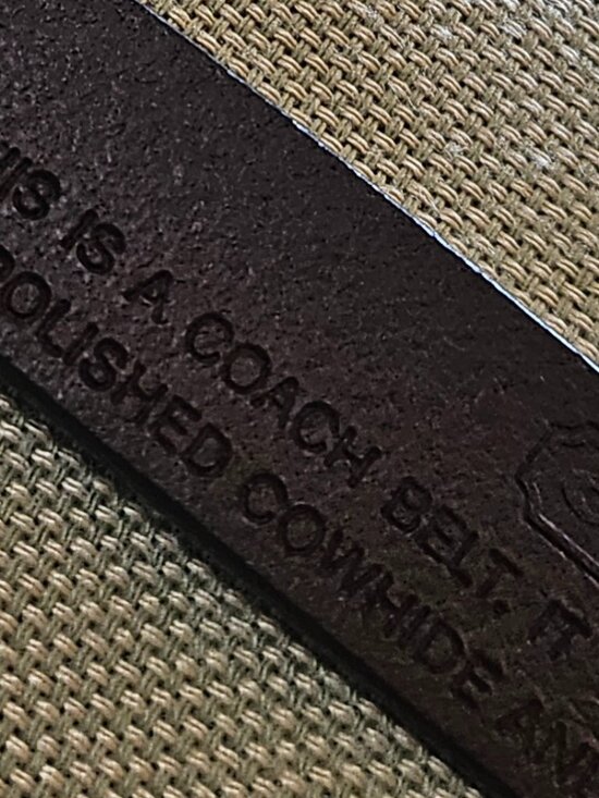COACH BELT FEATURED IN RICH BROWN POLISHED COWHIDE WITH SILVER TONE CLIP CLOSURE main image 6